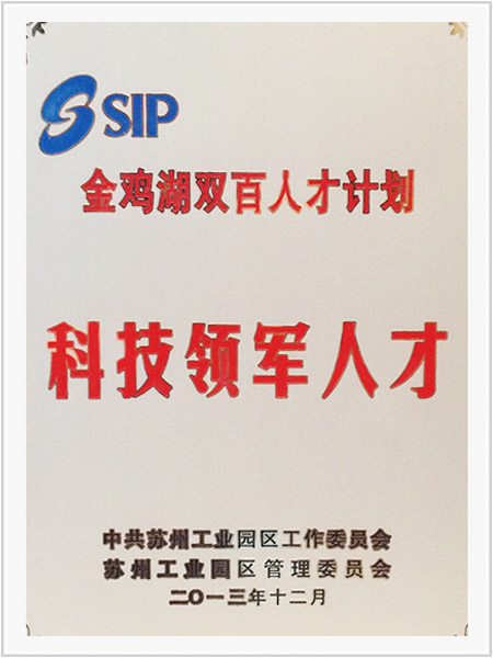 金雞湖雙百人才計劃-科技領軍人才